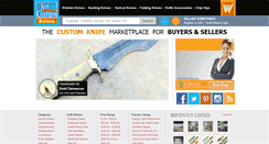 Desktop Screenshot of justcustomknives.com